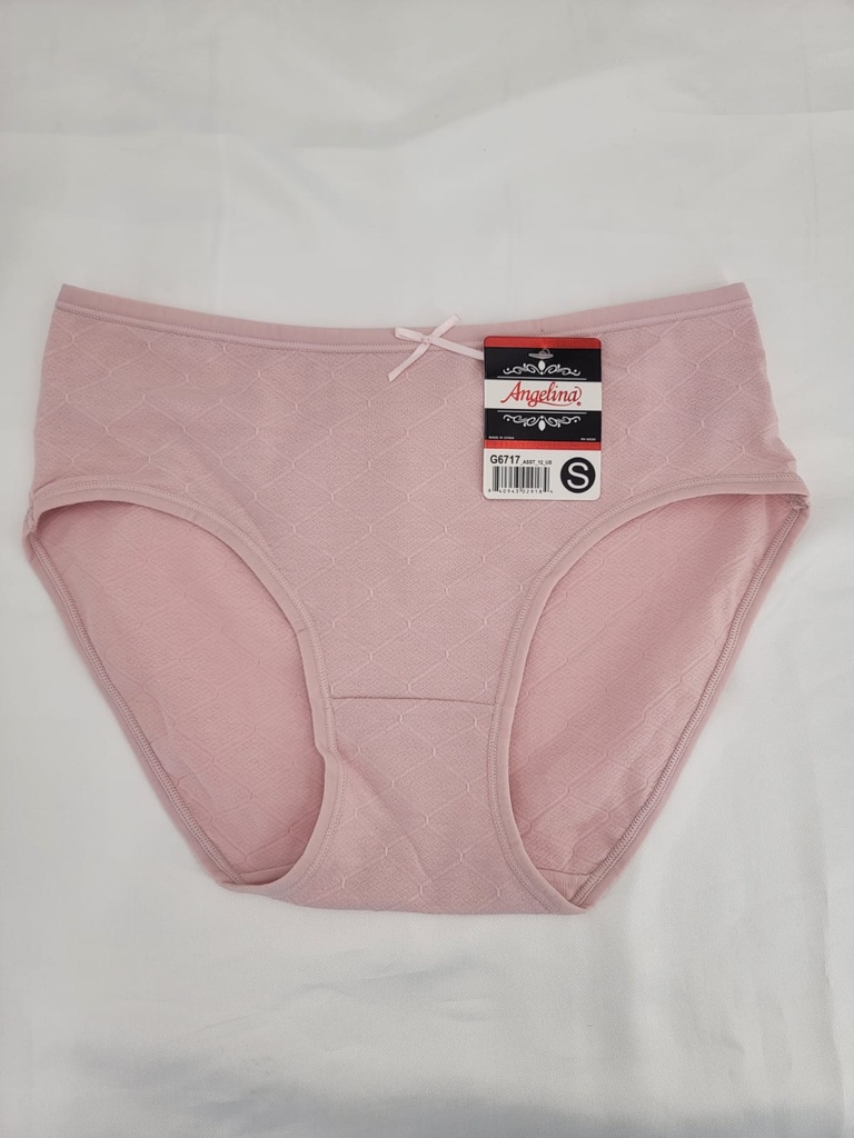 Panty de algodón con diseño de patron de diamantes