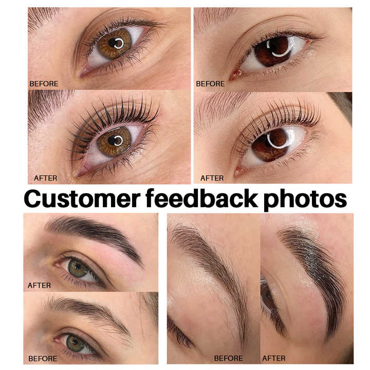 Iconsing cysteamine wimper lifting pestañas kit de laminacion de cejas kit profesional de pestañas y levantamiento de cejas con balsamo de pegamento