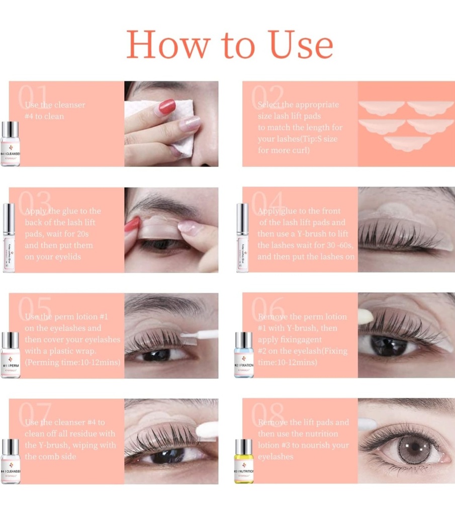 AISEELY lifting pestañas kit profesional, lash lift lit semipermanente, kit lifting de pestañas para salon y uso domestico