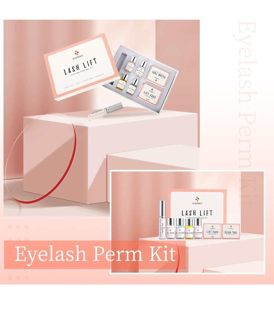 AISEELY lifting pestañas kit profesional, lash lift lit semipermanente, kit lifting de pestañas para salon y uso domestico