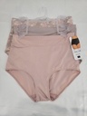 3 Panty alto liso con estampado