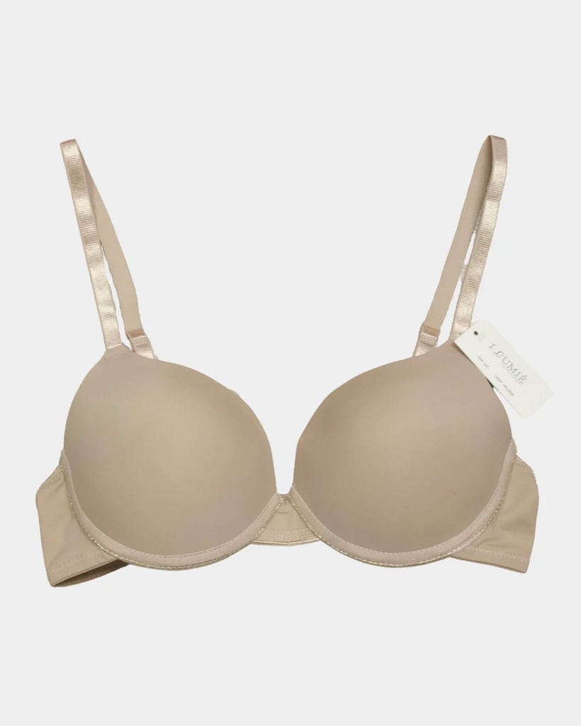 Brassier liso sin push-up en colores básicos.