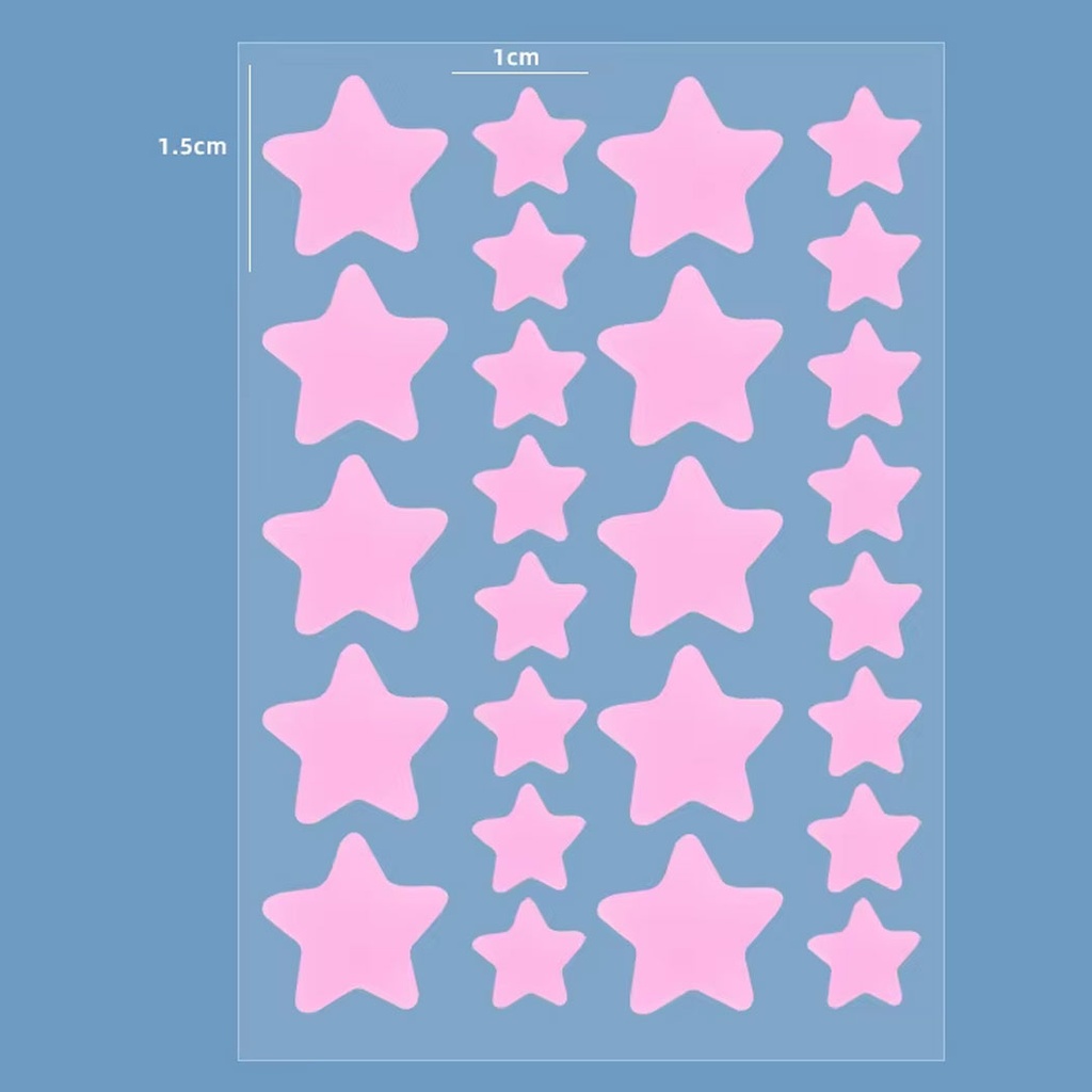 Parche láser de color para el acné