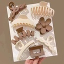 Juego de 8 pinzas para el cabello