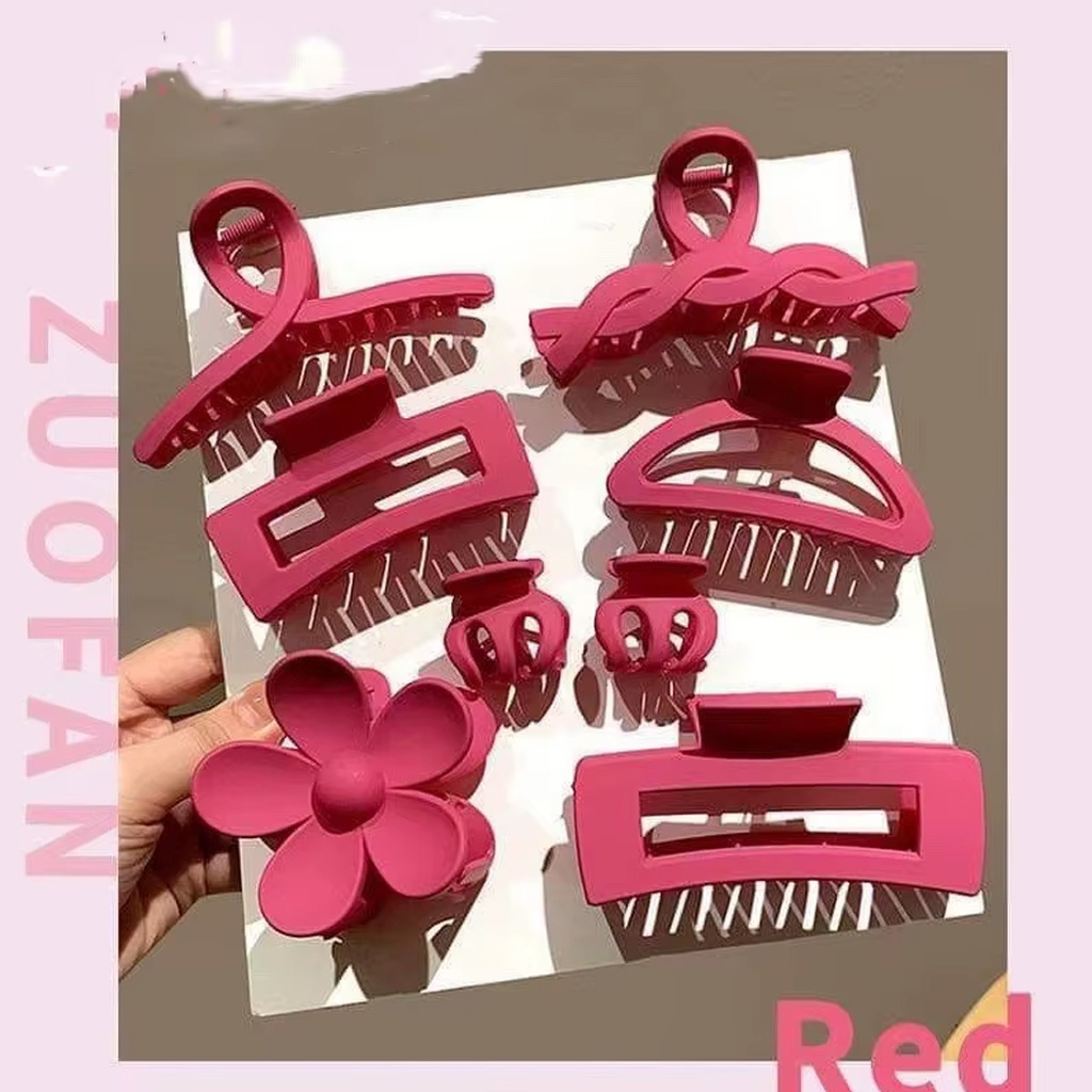 Juego de 8 pinzas para el cabello