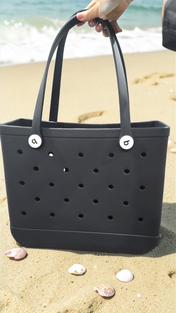 Cartera de Playa Tipo Crocs Grande