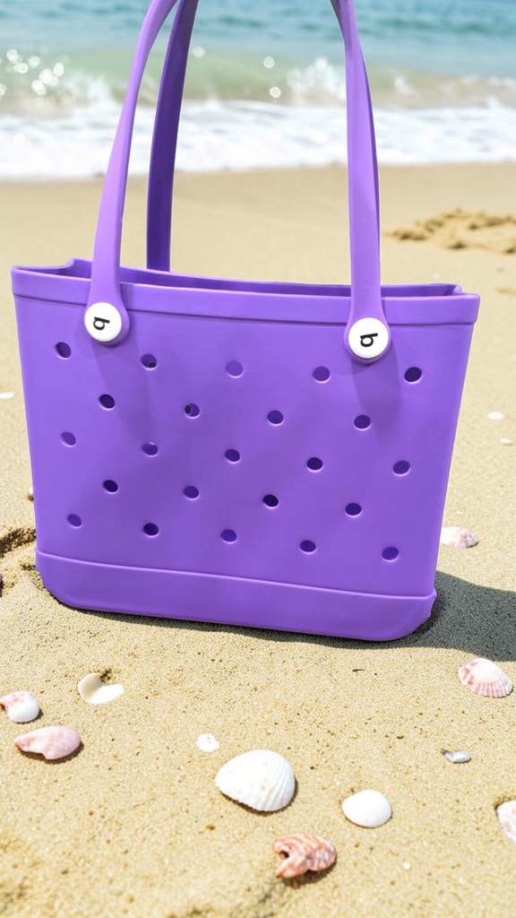 Cartera de Playa Tipo Crocs Grande