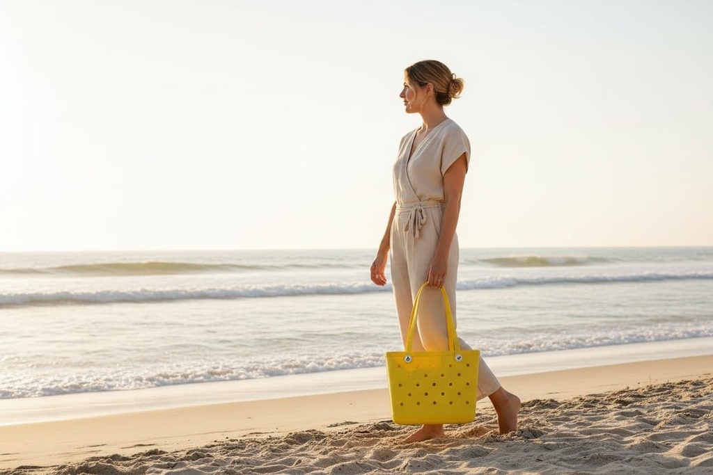 Cartera de Playa Tipo Crocs Pequeña