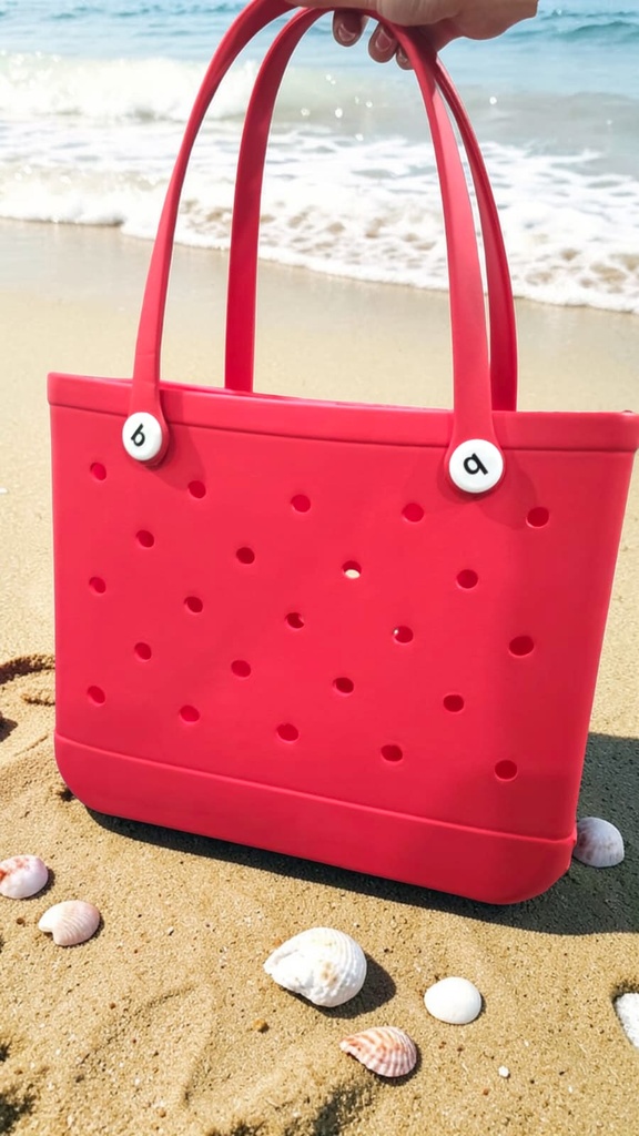 Cartera de Playa Tipo Crocs Pequeña