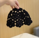 Casquete sin perlas ni flores