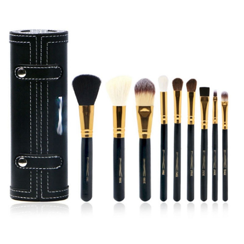 Set de brochas de maquillaje spot de 9 piezas