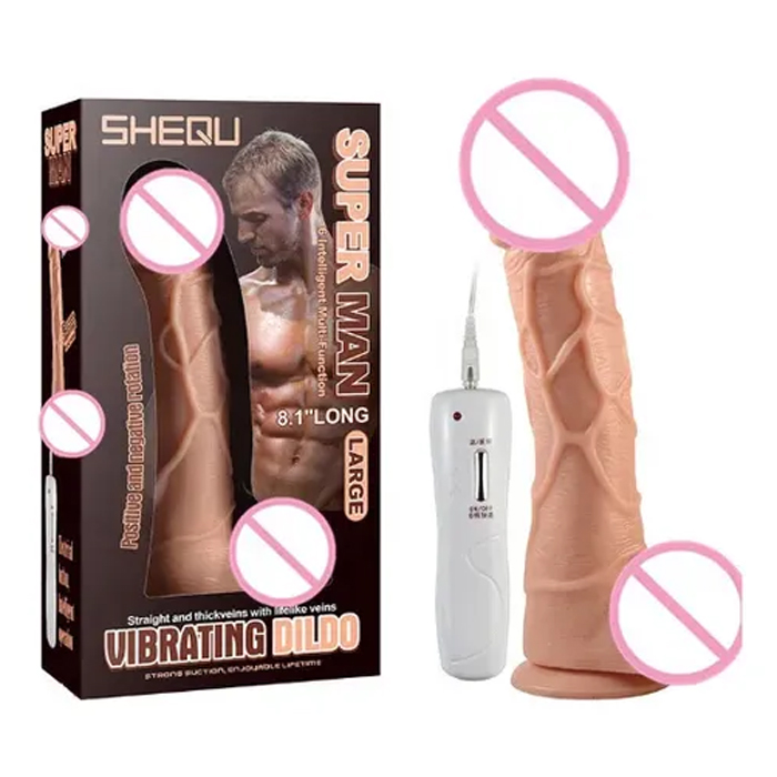 Dildo realista con control remoto