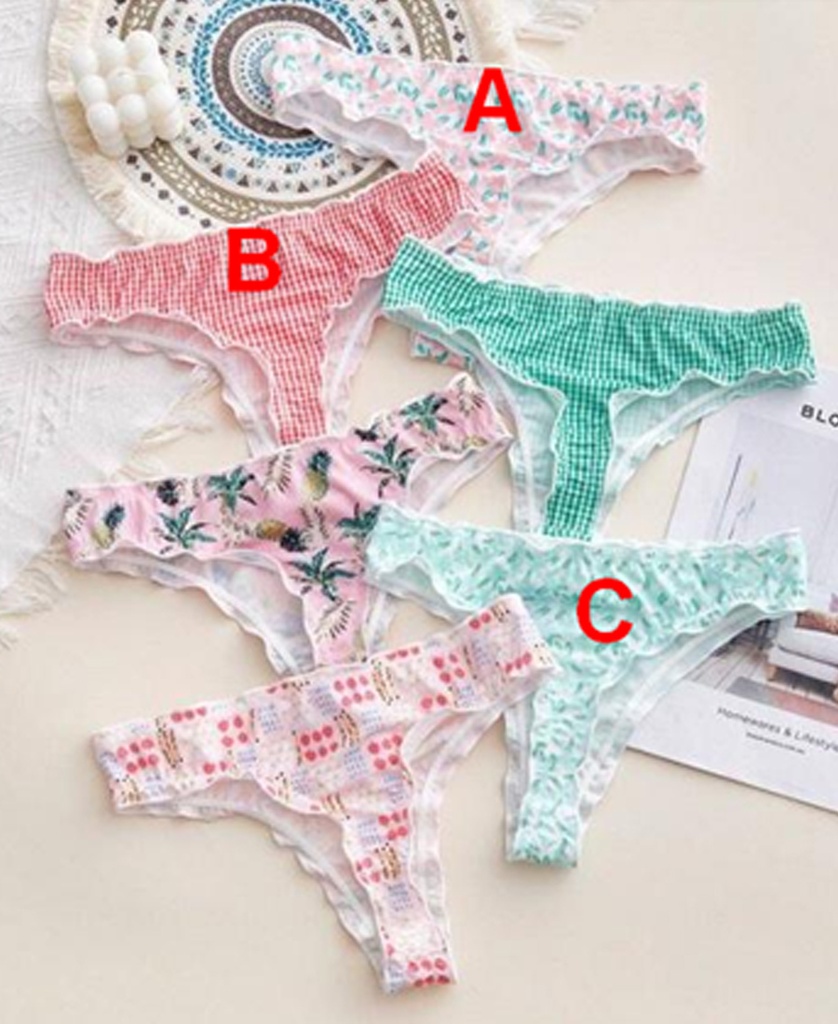 Pack 3 Tanga Sensuel polyester