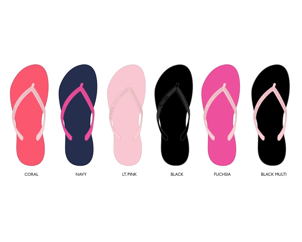 Chatties Womens Solid Flip Flops