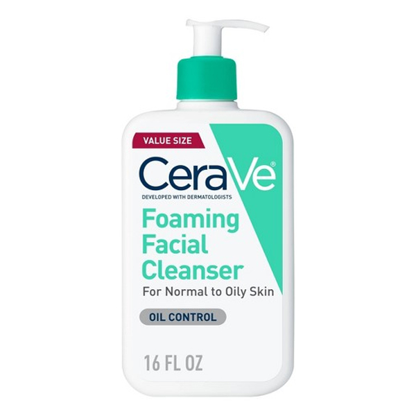 CeraVe Foaming Facial Cleanser Limpiador en espuma de 16oz