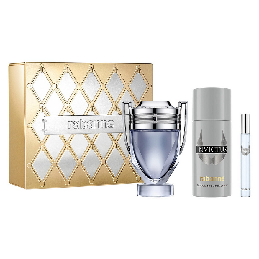 INVICTUS SET 3p 3.4oz M EDT SPRY