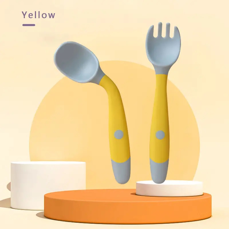 Tenedor Y Cuchara Flexible Y Giratoria