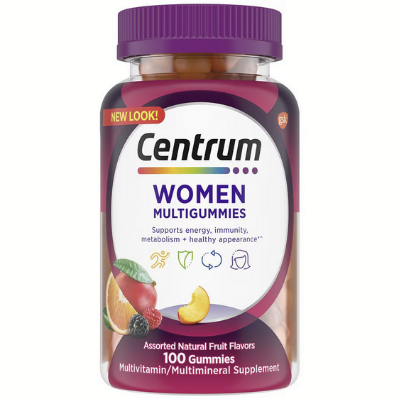Centrum Women Multivitamin &amp; Multimineral Gummies Assorted Fruit 100ct