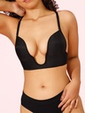 Brasier Sensuel en forma de U con tirantes transparentes
