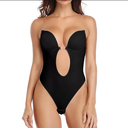 Moldeadora Sensuel Moldeadora, con espalda descubierta, sujetador acolchado de realce, Body de espalda baja, color Beige