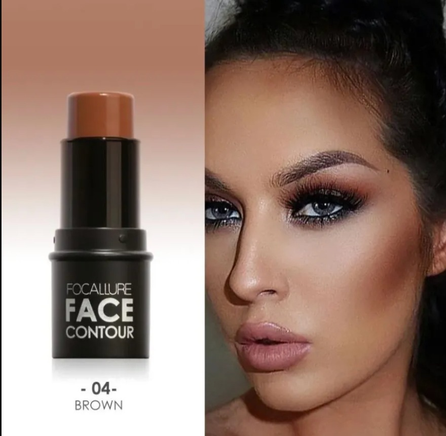 Focallure Highlighter &amp; Contour - [#4 BROWN]