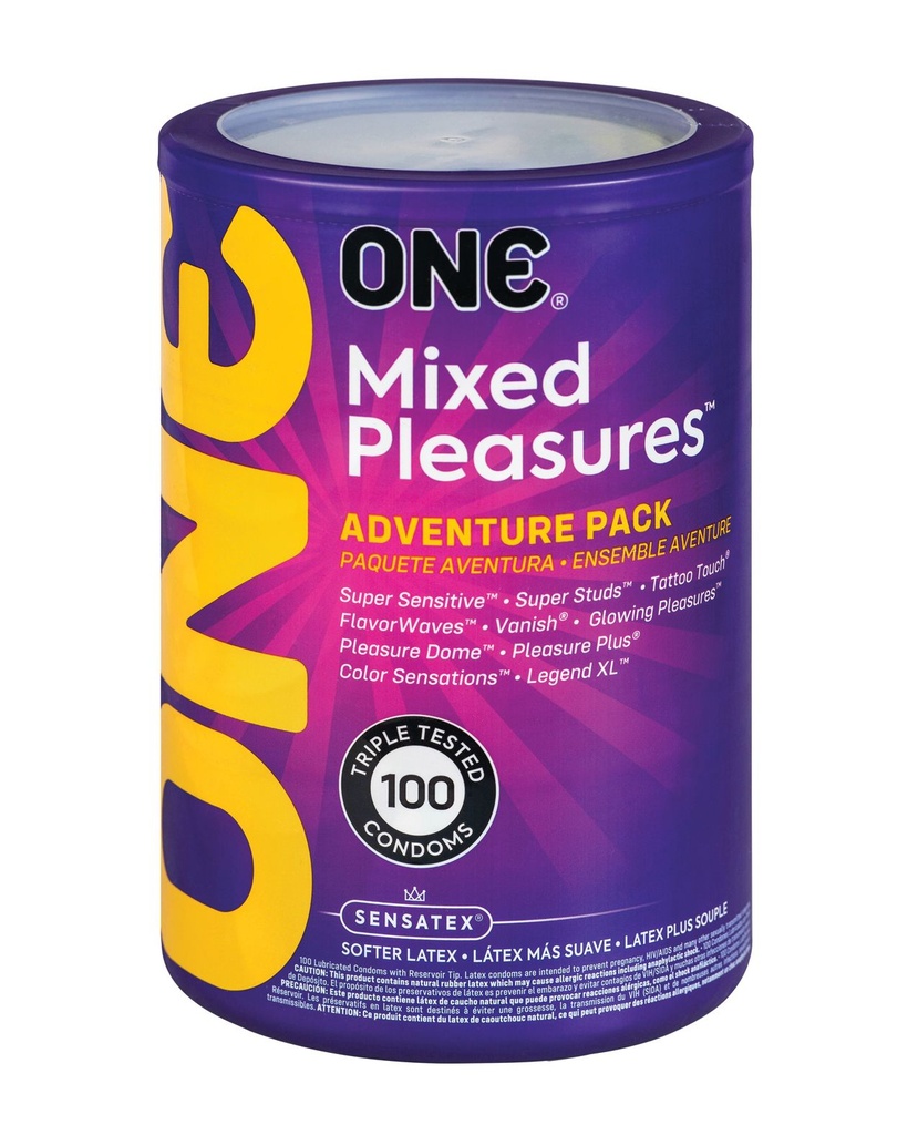 One Condoms Mix Pleasure Unidad