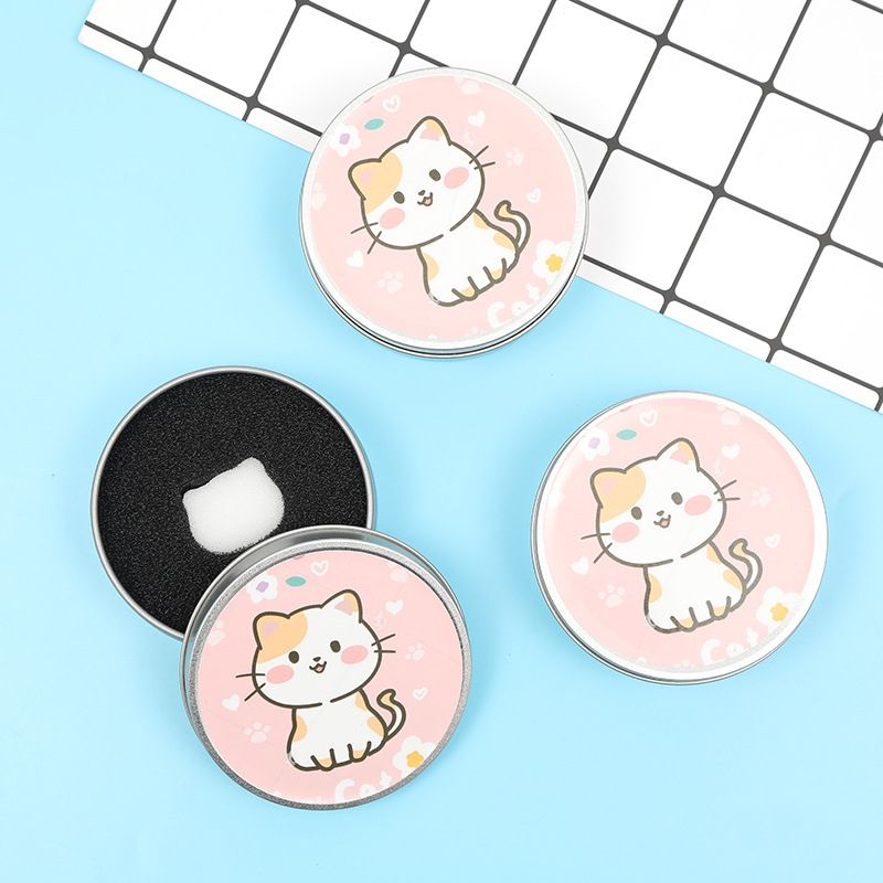 Cepillo de maquillaje caja de lavado limpieza rápida cepillo de esponja caja de limpieza en seco caja de limpieza en polvo suministros de maquillaje