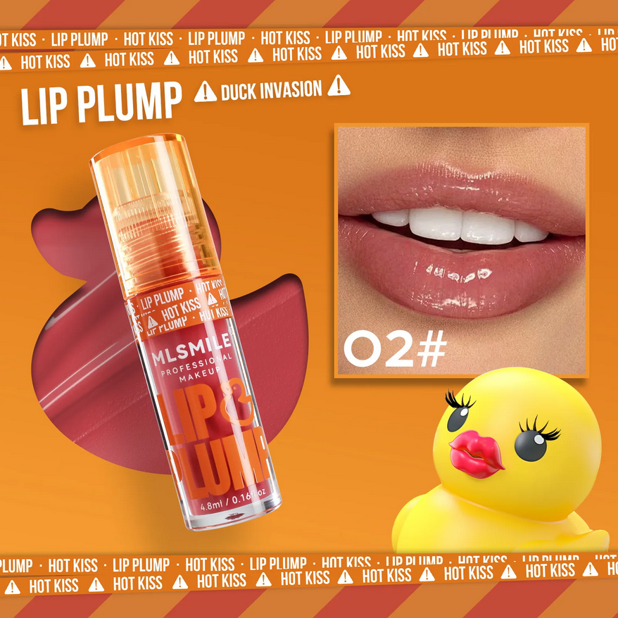 Brillo de labios hidratante Big Mouth de 6 colores, el más vendido, con brillo antiadherente, resistente al agua y con brillo labial.