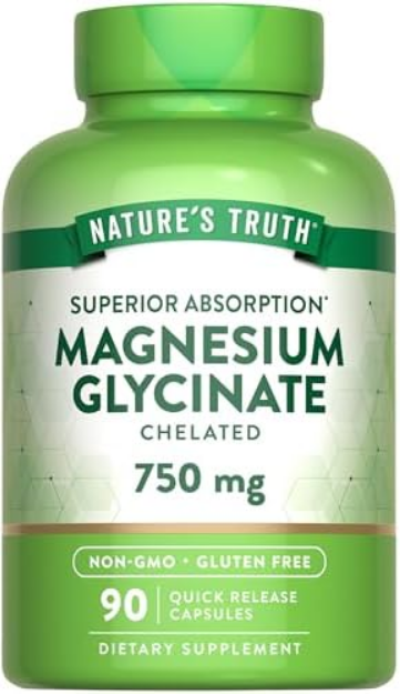 Nature's Truth Magnesium Glycinate Capsules | 200mg | 90 Count