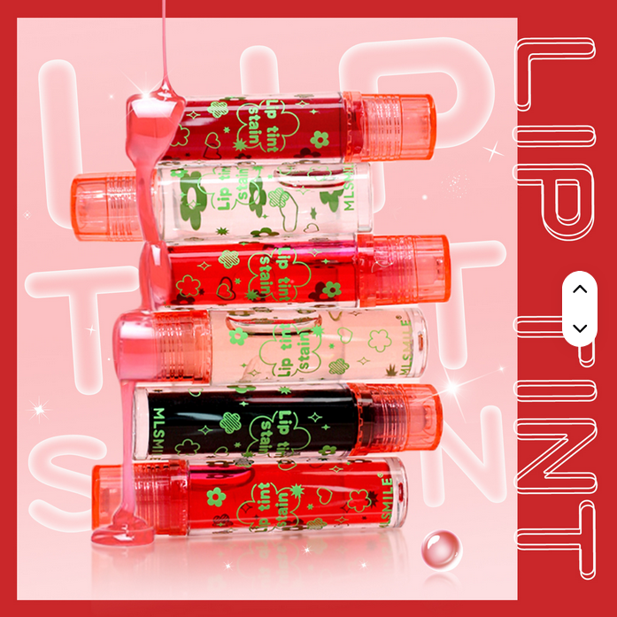 Tinte de labios rodante de alta calidad, brillo de labios de taza antiadherente, aceite de labios transparente fácil de colorear