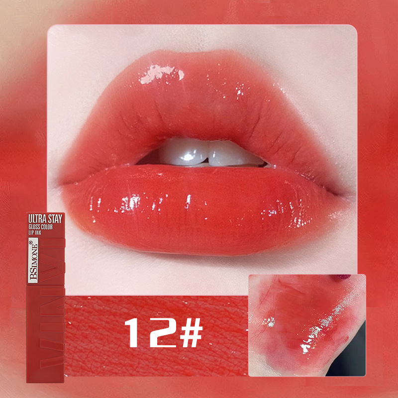 Tinta labial de color brillante. (#12)