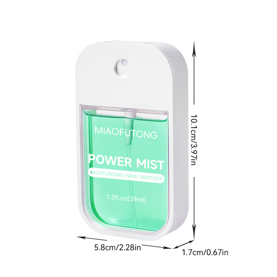 Desinfectante de manos humectante en formato de aerosol potente. (MINT)