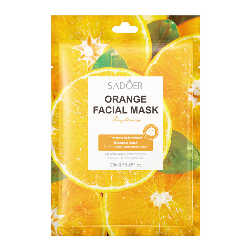Mascarilla Hidratante con Esencia de naranja.