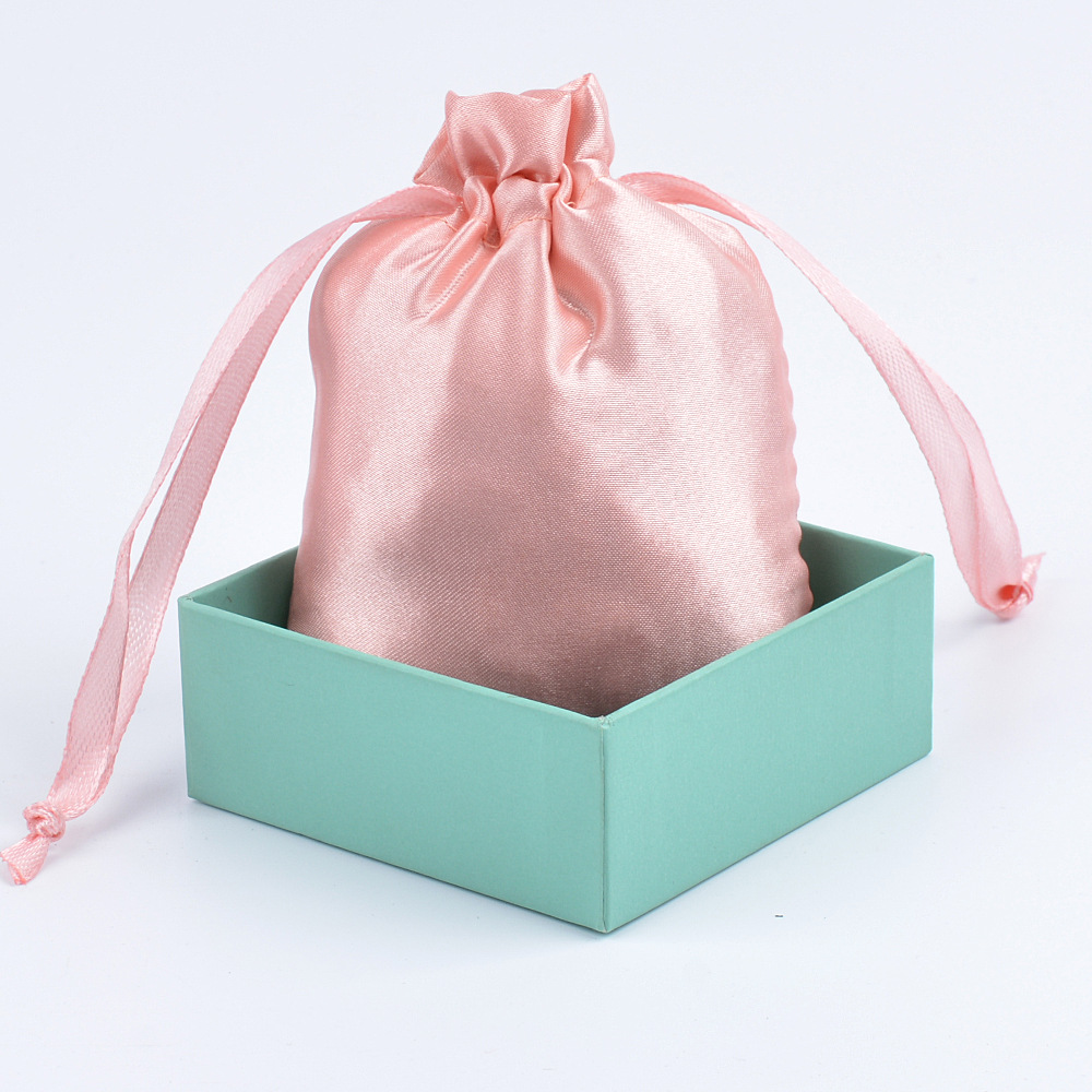 Bolsa de tela de seda (7x9) ROSADO CLARO