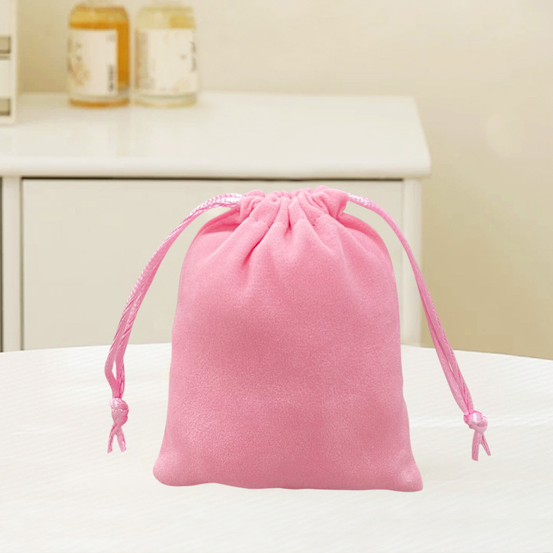 Bolsa de franela (8X10) ROSADO