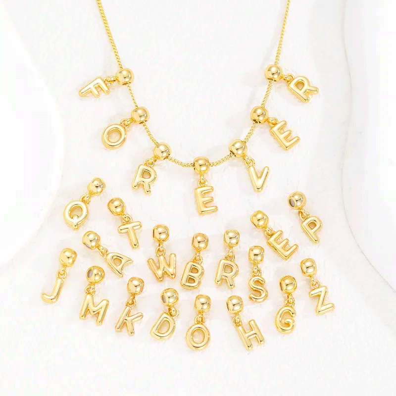 Cadena Brass para armar nombres con letras (Solo cadena)