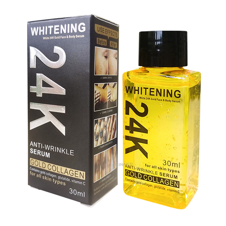 Sérum Anti-Arrugas Blanqueador con Colágeno y Oro 24K