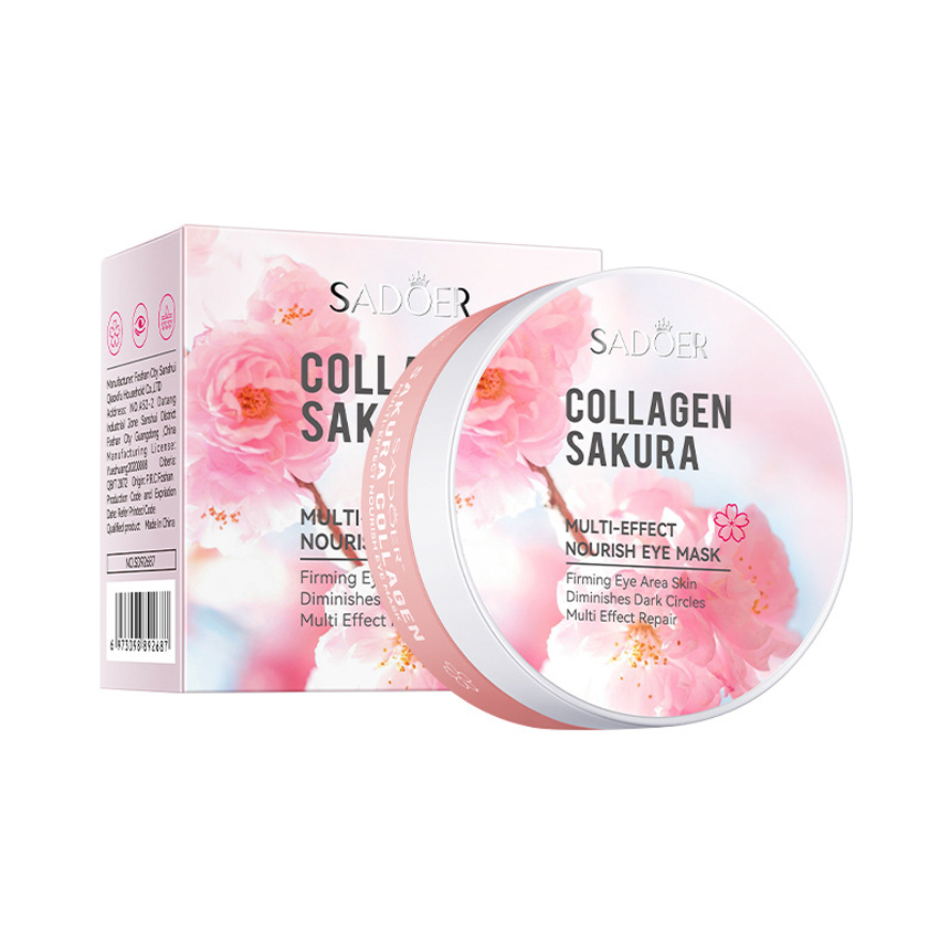 Mascarilla para los ojos de flor de sakura