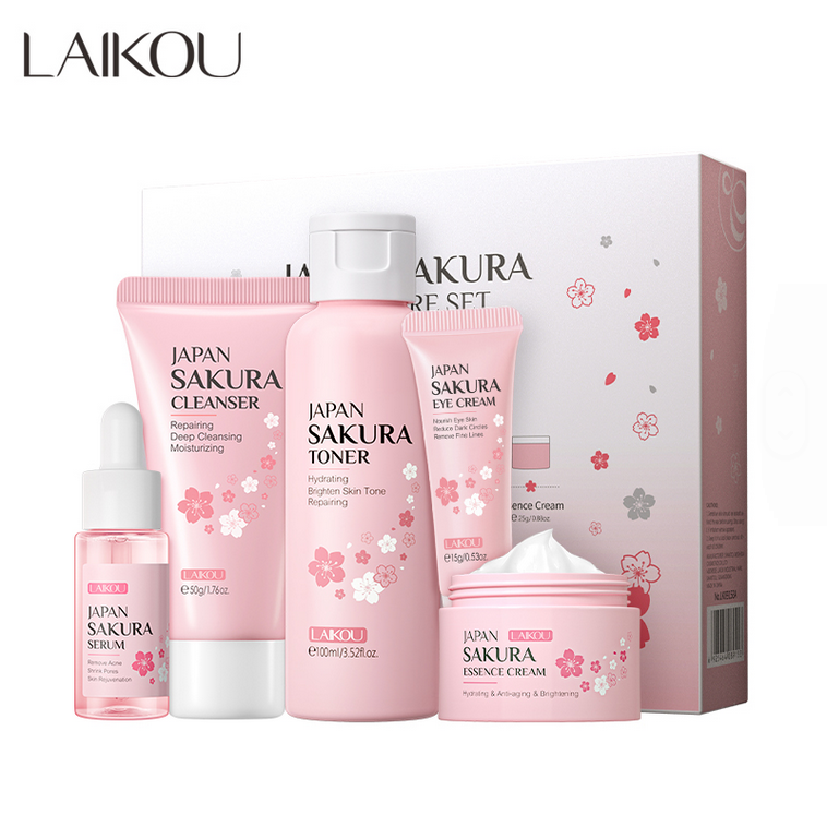 Set de Cuidado de la Piel LAIKOU Japan Sakura.