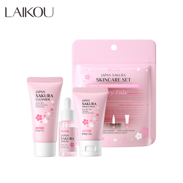 Set de cuidado facial Japan Sakura LAIKOU.