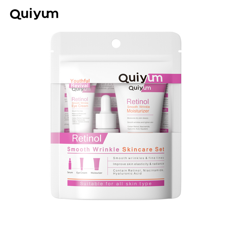Set de cuidado facial antienvejecimiento.