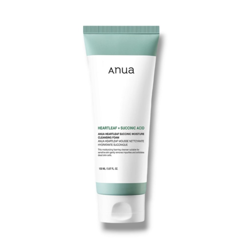 Anua Heartleaf Quercetinol Mousturizing Cleansing Foam  [150ml]