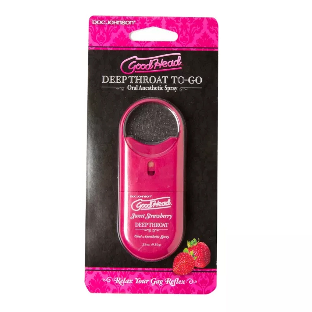 GoodHead Deep Throat Spray To-Go - Strawberry