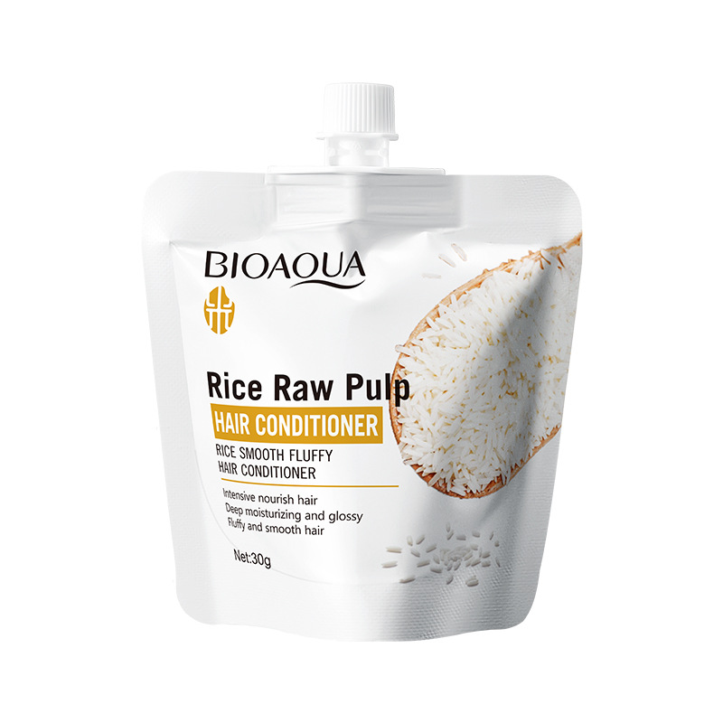 Bioaqua Rice Raw Pulp Hair acondicionador 30g