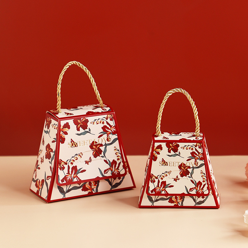 Caja de regalo para recuerdos de boda sin cinta