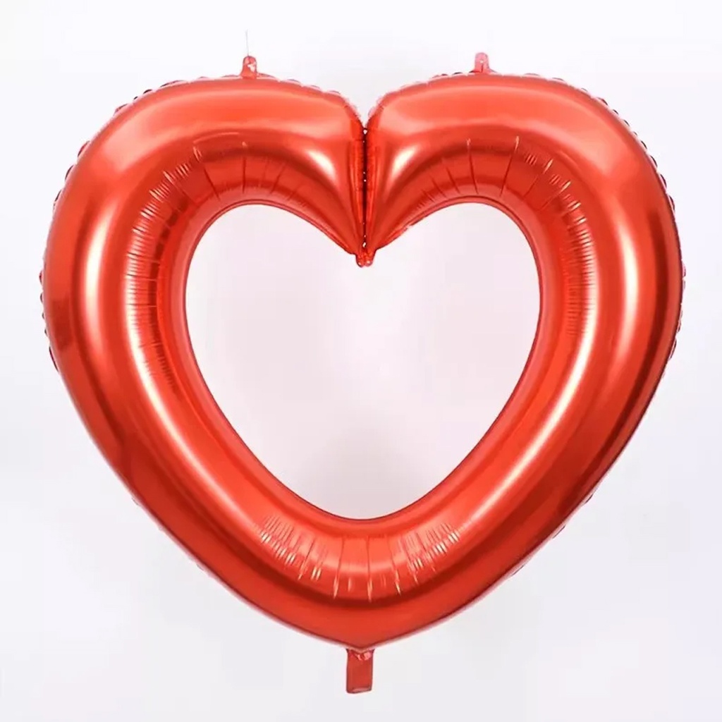 Globo con forma de corazón color rojo 40 pulgadas