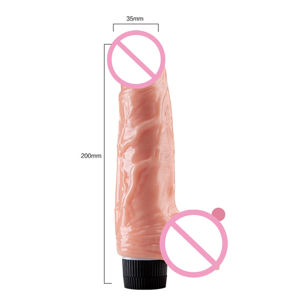 Dildo de copa de succion real textura