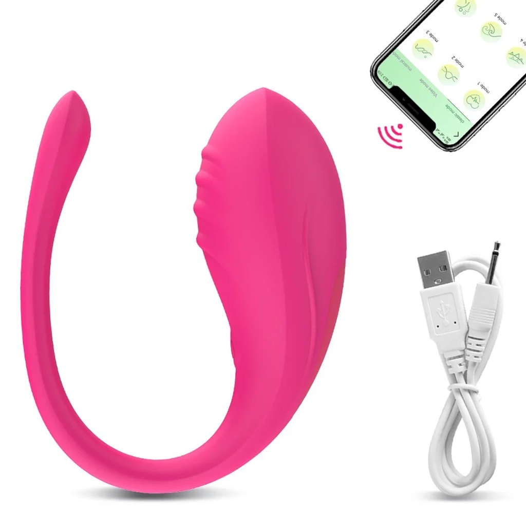Vibrador en forma de huevo con app bluetooh