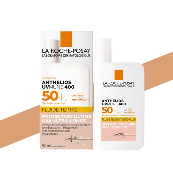 La roche-posay anthelios uvmune 400 50+ fluide teinte protection uva ultra-longs 50ml