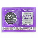 Freshine crystal jelly soak step1 1.08oz/50g melting mineral step2 2.3oz/65g